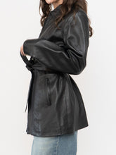 Load image into Gallery viewer, Vintage x Made in Canada x Butter Leather Belted Jacket (XS, S)