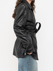 Vintage x Made in Canada x Butter Leather Belted Jacket (XS, S)