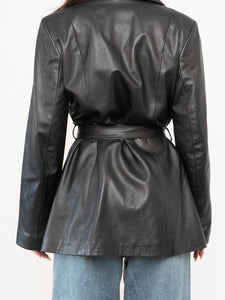 Vintage x Made in Canada x Butter Leather Belted Jacket (XS, S)