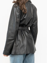 Load image into Gallery viewer, Vintage x Made in Canada x Butter Leather Belted Jacket (XS, S)