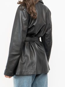 Vintage x Made in Canada x Butter Leather Belted Jacket (XS, S)