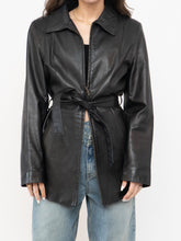 Load image into Gallery viewer, Vintage x Made in Canada x Butter Leather Belted Jacket (XS, S)