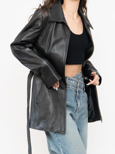 Vintage x Made in Canada x Butter Leather Belted Jacket (XS, S)