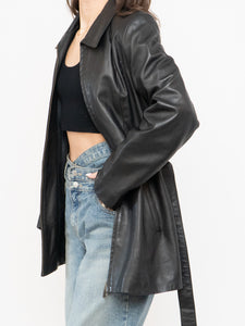 Vintage x Made in Canada x Butter Leather Belted Jacket (XS, S)