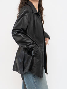 Vintage x Made in Canada x Butter Leather Belted Jacket (XS, S)