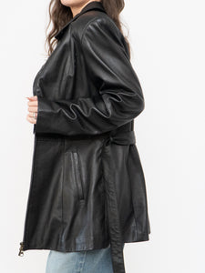Vintage x Made in Canada x Butter Leather Belted Jacket (XS, S)