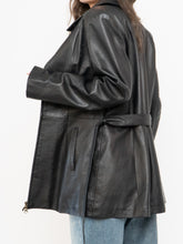 Load image into Gallery viewer, Vintage x Made in Canada x Butter Leather Belted Jacket (XS, S)