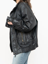 Load image into Gallery viewer, Vintage x Made in Korea x Black, Brown Leather Bomber (S-L)