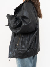 Load image into Gallery viewer, Vintage x Made in Korea x Black, Brown Leather Bomber (S-L)