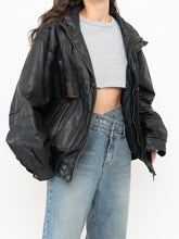 Load image into Gallery viewer, Vintage x Made in Korea x Black, Brown Leather Bomber (S-L)