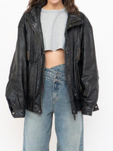 Load image into Gallery viewer, Vintage x Made in Korea x Black, Brown Leather Bomber (S-L)