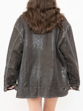 Load image into Gallery viewer, Vintage x DANIER x Deep Brown Crackled Leather Jacket (XS-L)