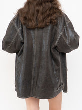 Load image into Gallery viewer, Vintage x DANIER x Deep Brown Crackled Leather Jacket (XS-L)