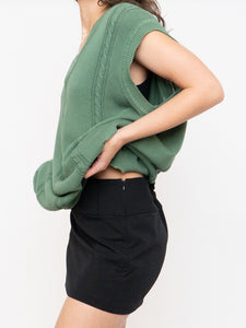 Vintage x Made in Italy x Green Cotton Knit Vest (S-L)