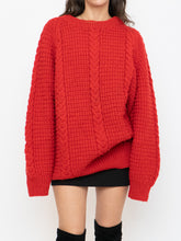 Load image into Gallery viewer, Vintage x Red Cozy Hand-Knit Sweater (XS-XL)