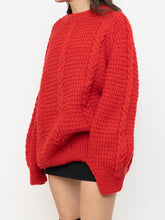 Load image into Gallery viewer, Vintage x Red Cozy Hand-Knit Sweater (XS-XL)