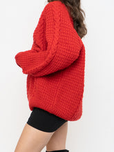 Load image into Gallery viewer, Vintage x Red Cozy Hand-Knit Sweater (XS-XL)