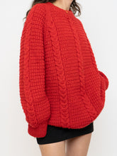 Load image into Gallery viewer, Vintage x Red Cozy Hand-Knit Sweater (XS-XL)