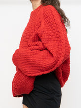 Load image into Gallery viewer, Vintage x Red Cozy Hand-Knit Sweater (XS-XL)