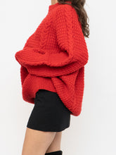 Load image into Gallery viewer, Vintage x Red Cozy Hand-Knit Sweater (XS-XL)