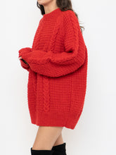 Load image into Gallery viewer, Vintage x Red Cozy Hand-Knit Sweater (XS-XL)