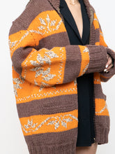 Load image into Gallery viewer, Vintage x COWICHAN Orange &amp; Brown Patterned Hand-Knit Jacket (M-XL)