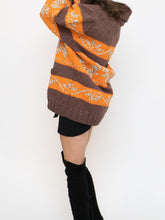 Load image into Gallery viewer, Vintage x COWICHAN Orange &amp; Brown Patterned Hand-Knit Jacket (M-XL)