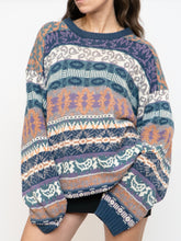Load image into Gallery viewer, Vintage x Made in Hong Kong x Cotton Knit Pattern Sweater (XS-XL)