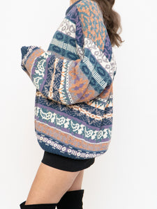 Vintage x Made in Hong Kong x Cotton Knit Pattern Sweater (XS-XL)