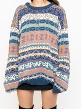Load image into Gallery viewer, Vintage x Made in Hong Kong x Cotton Knit Pattern Sweater (XS-XL)