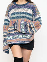Load image into Gallery viewer, Vintage x Made in Hong Kong x Cotton Knit Pattern Sweater (XS-XL)