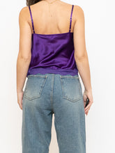 Load image into Gallery viewer, Vintage x Purple Silk-Feel Sequin Tank (XS, S)