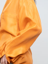 Load image into Gallery viewer, Vintage x ALFRED SUNG Orange Pure Silk Button Up (S-L)