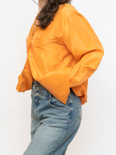 Load image into Gallery viewer, Vintage x ALFRED SUNG Orange Pure Silk Button Up (S-L)