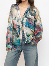 Load image into Gallery viewer, Vintage x GIOVANNI Silk Patterned Button-up (XS-XL)
