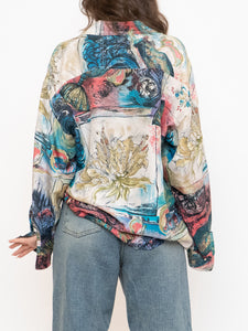 Vintage x GIOVANNI Silk Patterned Button-up (XS-XL)