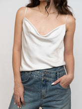 Load image into Gallery viewer, BABATON x Cream Satin Tank (XXS-S)