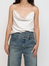 Load image into Gallery viewer, BABATON x Cream Satin Tank (XXS-S)