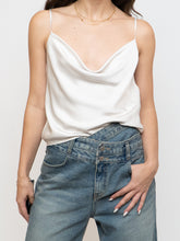 Load image into Gallery viewer, BABATON x Cream Satin Tank (XXS-S)