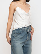 Load image into Gallery viewer, BABATON x Cream Satin Tank (XXS-S)
