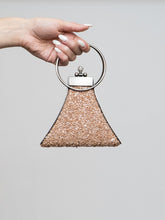 Load image into Gallery viewer, Vintage x Pink Gemstone Metal Clutch
