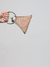 Load image into Gallery viewer, Vintage x Pink Gemstone Metal Clutch