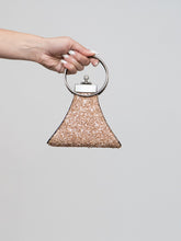 Load image into Gallery viewer, Vintage x Pink Gemstone Metal Clutch