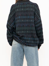 Load image into Gallery viewer, Vintage x Made in Canada x TUNDRA Diamond-patterned Button-up Sweater (S-XXL)