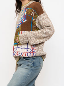 Vintage x Made in Hong Kong x Linen & Cotton-Blend Knit Sweater (XS-L)