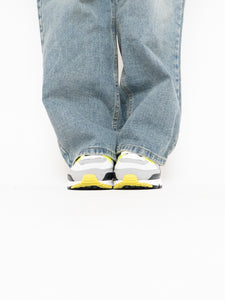 NIKE x Fluorescent Yellow & Grey Airmax 90 (6.5-7.5W)