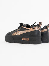 Load image into Gallery viewer, PUMA x Black &amp; Rose Gold Platform Chain Sneakers (8, 8.5W)
