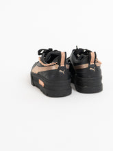 Load image into Gallery viewer, PUMA x Black &amp; Rose Gold Platform Chain Sneakers (8, 8.5W)