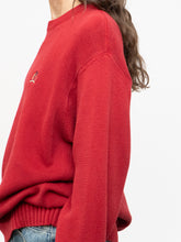 Load image into Gallery viewer, Vintage x TOMMY HILFIGER Red Cotton Knit Sweater (XS-XL)