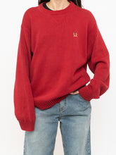 Load image into Gallery viewer, Vintage x TOMMY HILFIGER Red Cotton Knit Sweater (XS-XL)